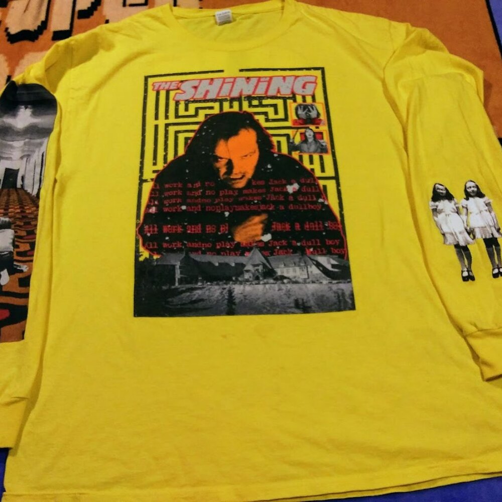 Graveyard Goods Stanley Kubrick's The Shining LS Yellow Variant Large T-shirt
